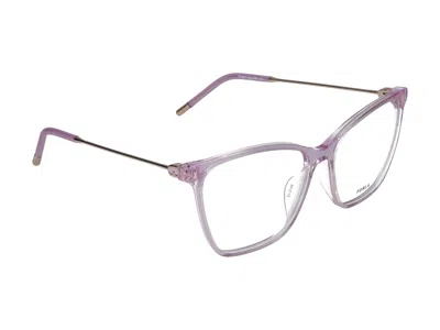 Furla Eyeglasses In Lilac Transparent Glossy