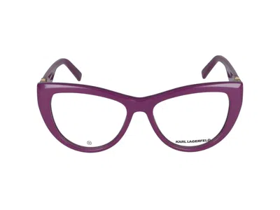 Karl Lagerfeld Eyeglasses In Plum