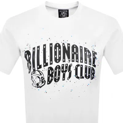 Billionaire Boys Club Embellished Logo T Shirt Whi In White