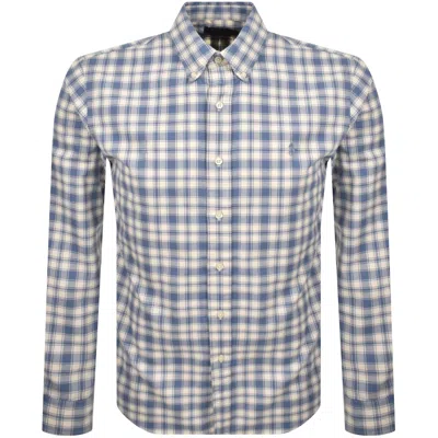 Ralph Lauren Check Long Sleeve Shirt Blue In Blue