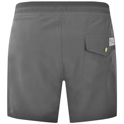 Ralph Lauren Traveller Swim Shorts Grey Cast In Grey