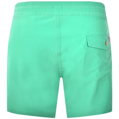 Ralph Lauren Green Boxer Shorts With Logo In Green