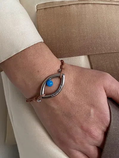 Capsule Eleven X Pantone Bead-detailing Bracelet In Silver