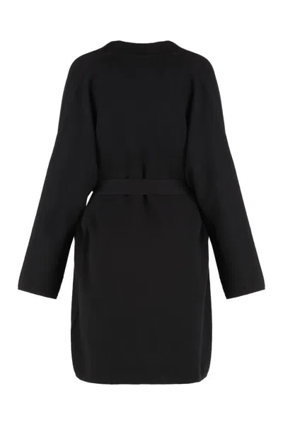 Max Mara Pauline Coats And Trench Coats Black In Black