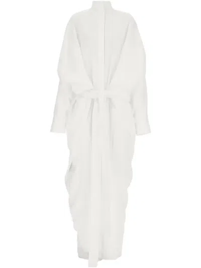Ferragamo Sash Jumpsuit In White