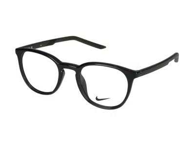 Nike Eyeglasses In Tortoise/matte Rough Green