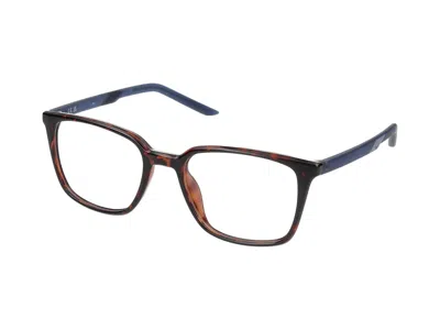 Nike Eyeglasses In Tortoise/matte Mystic Navy