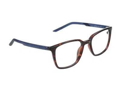 Nike Eyeglasses In Tortoise/matte Mystic Navy