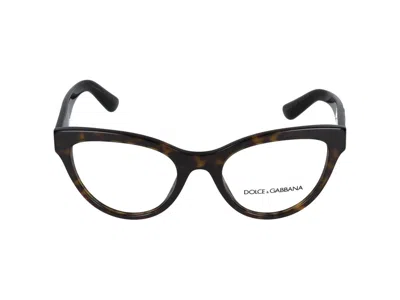 Dolce & Gabbana Eyeglasses In Brown