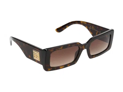 Dolce & Gabbana Womens Brown Dg4416 Rectangle-frame Tortoiseshell Acetate Sunglasses In Brown