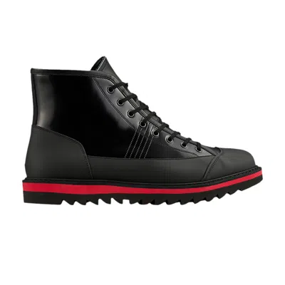 Pre-owned Onitsuka Tiger Blucher Mt 'black Classic Red'