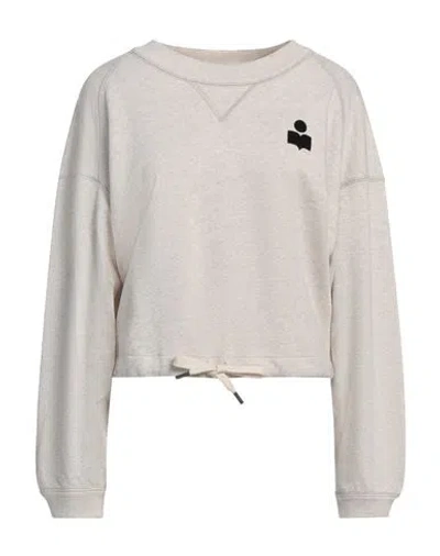 Isabel Marant Étoile Marant Étoile Woman Sweatshirt Light Grey Size 8 Cotton, Polyester In Neutral