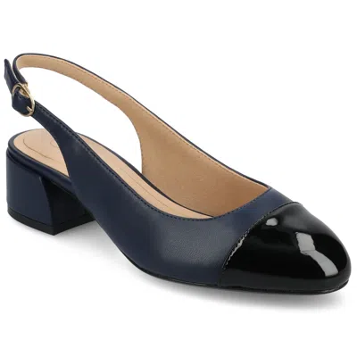Journee Collection Sammie Slingback Pump In Blue