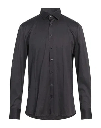 Stenströms Man Shirt Dark Purple Size Xl Cotton In Purple