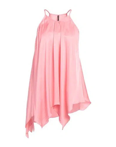 Manila Grace Woman Top Pink Size 8 Viscose In Pink