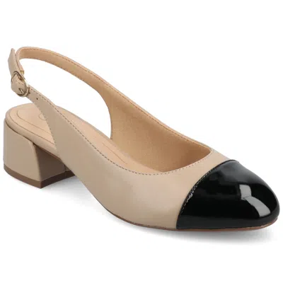 Journee Collection Sammie Slingback Pump In Grey