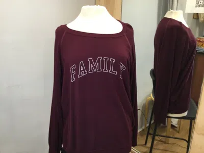 Good Hyouman Emerson Family Pullover Sweatshirt In Deep Purple In Purple