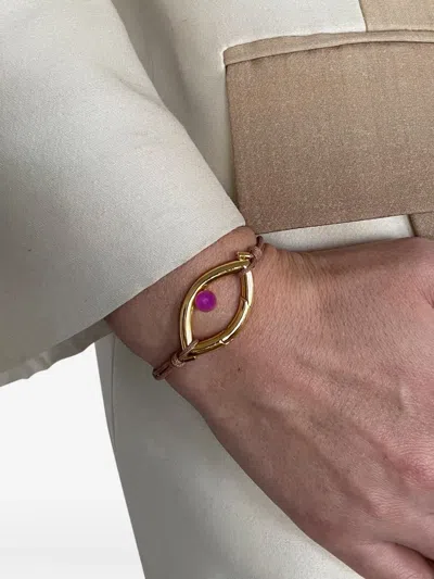 Capsule Eleven X Pantone Bead-detailing Bracelet In Gold