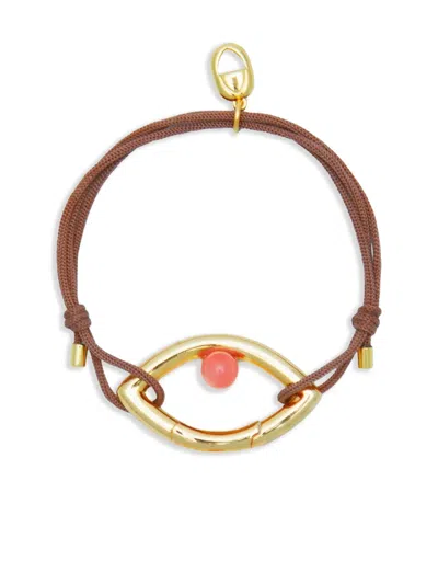 Capsule Eleven X Pantone Bead-detailing Bracelet In Gold