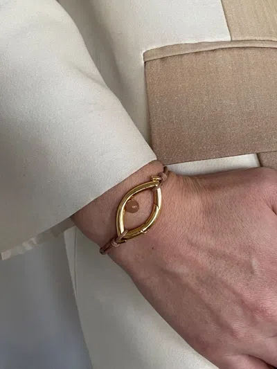 Capsule Eleven X Pantone Bead-detailing Bracelet In Gold