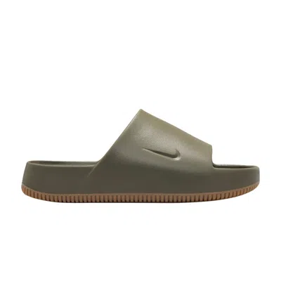 Pre-owned Nike Calm Slide 'medium Olive Gum' In Green