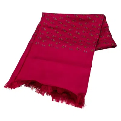Pre-owned Hermes - Silk Shawl () In Red