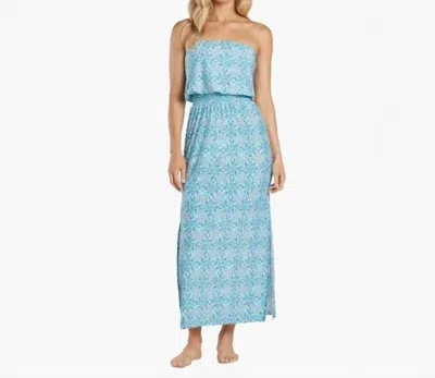 Helen Jon Jolie Bandeau Dress In Montrose Pattern In Multi