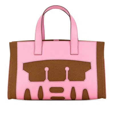 Pre-owned Hermes Petit H Suede Tote Bag () In Brown