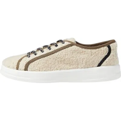 Hey Dude Women's Karina Sherpa Sneakers In Marshmallow In White