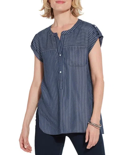 Lyssé New York Delilah Shirt In Blue