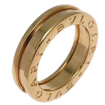 Pre-owned Bvlgari Yellow Gold (18k) Band Ring () In Multi