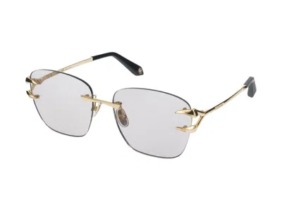 Roberto Cavalli Sunglasses In Polished Yellow Gold