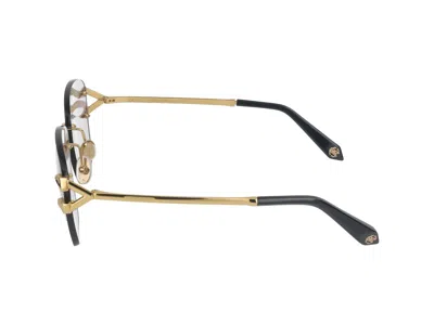 Roberto Cavalli Sunglasses In Polished Yellow Gold