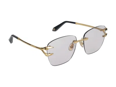 Roberto Cavalli Sunglasses In Polished Yellow Gold