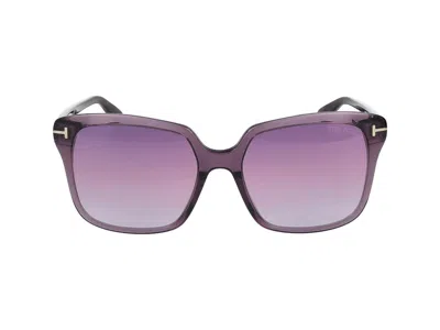 Tom Ford Eyewear Faye Square Frame Sunglasses In Multicolor