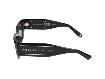 Philipp Plein Sunglasses In Glossy Black