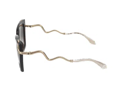 Roberto Cavalli Src034m Sunglasses In Havana Brown/yellow Glossy