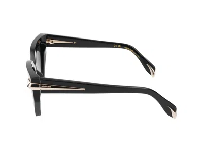 Roberto Cavalli Sunglasses In Glossy Black