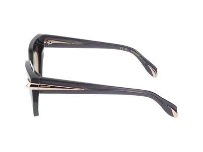 Roberto Cavalli Sunglasses In Dark Grey Transparent