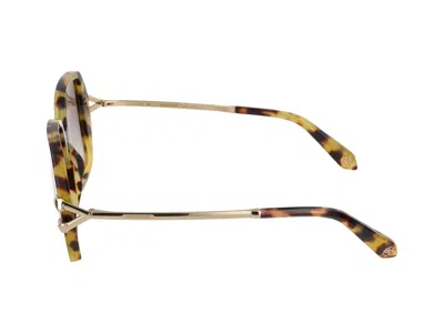 Roberto Cavalli Sunglasses In Havana Brown/honey