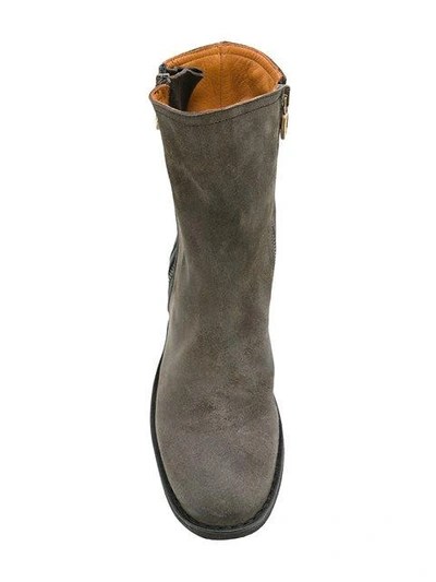 Shop Fiorentini + Baker Zip Ankle Boots - Grey