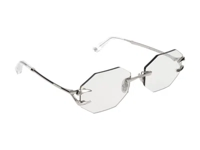 Roberto Cavalli Sunglasses In Palladium Polished Total