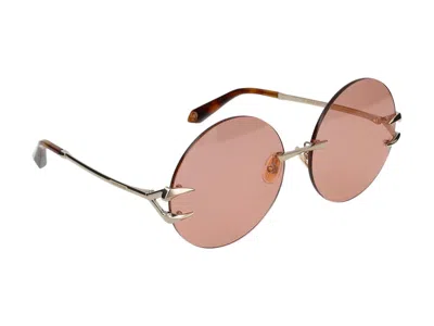 Roberto Cavalli Sunglasses In Bright Gold