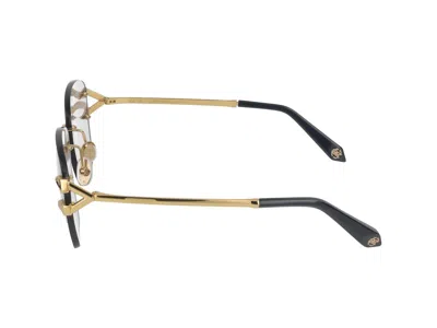 Roberto Cavalli Sunglasses In Polished Yellow Gold