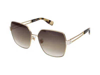 Furla Sunglasses In Rose' Gold Polished Total