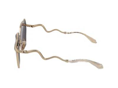 Roberto Cavalli Sunglasses In Rose' Gold Polished Total
