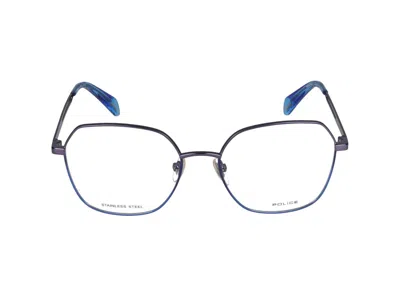 Shop Police Eyeglasses In Azure Fading To Blue