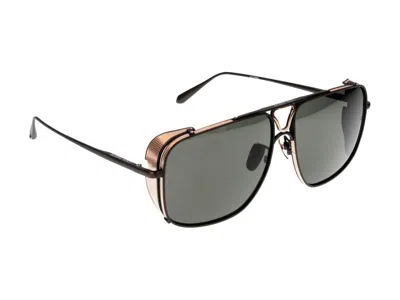 Linda Farrow Sunglasses In Matte Black