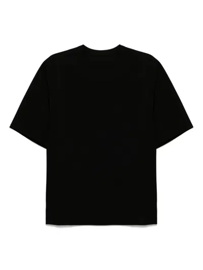Croquis Crew-neck T-shirt In Black