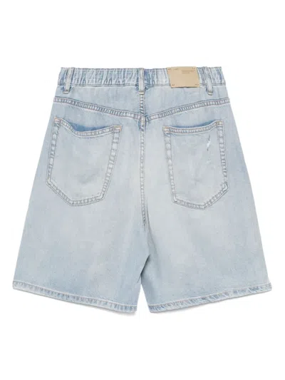 Jnby Straight-leg Shorts In Blue